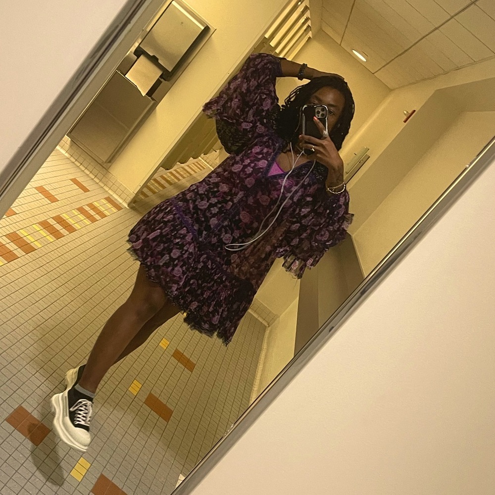 Floral sheer Free People dress